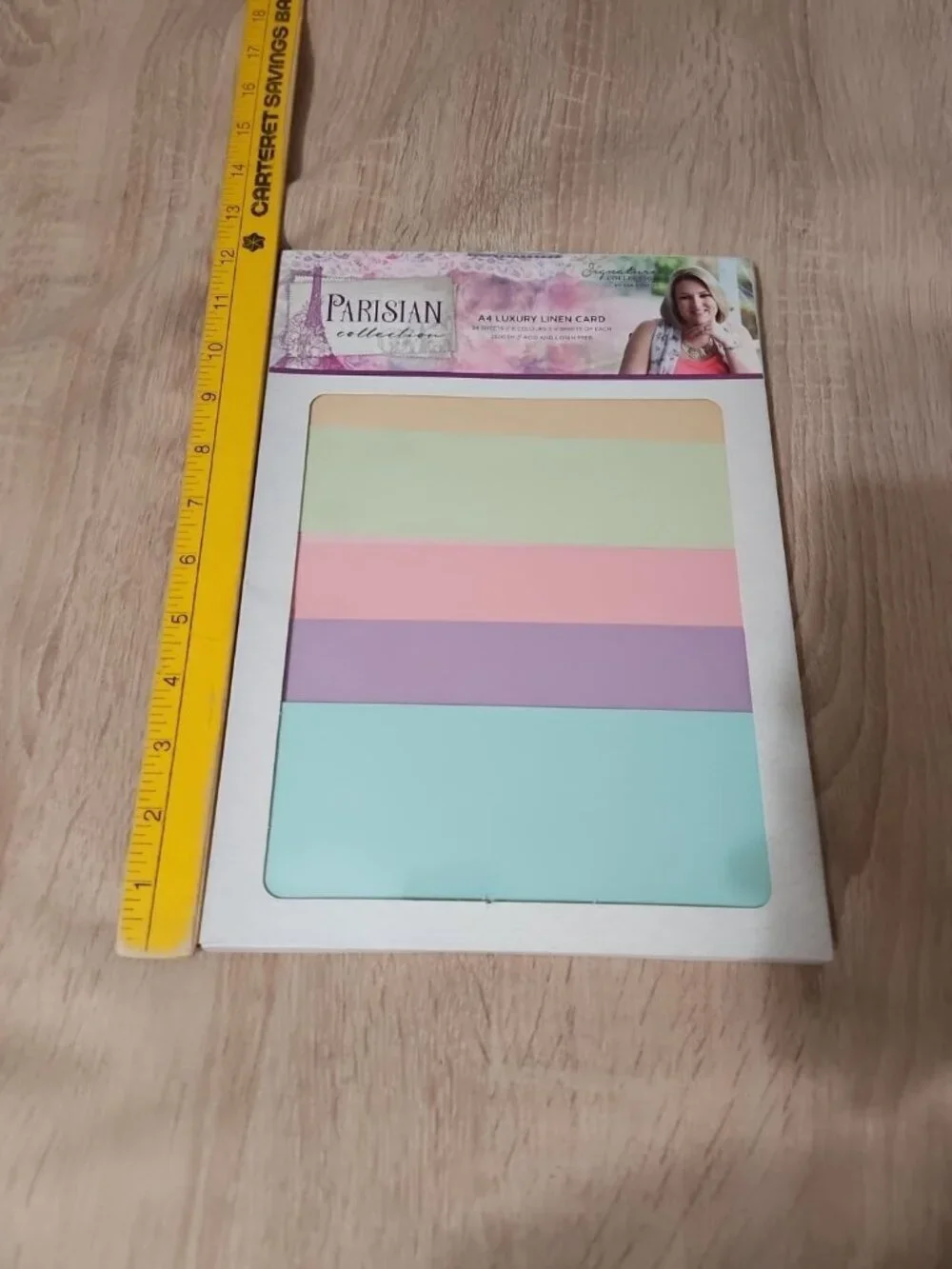 Crafters Companion Parisian Collection A4 Luxury Linen Card 24 Sheets 250GSM